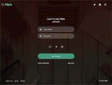 Tablet Screenshot of klipie.com